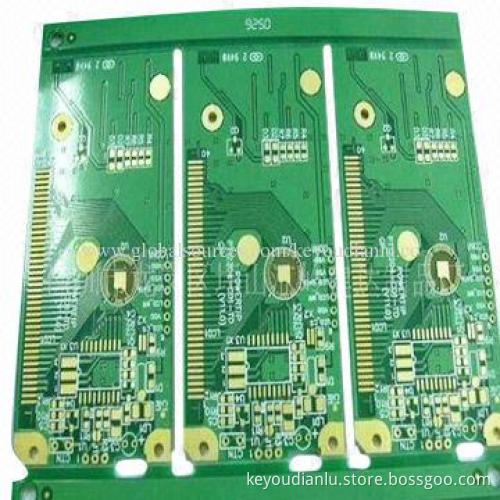 4 Layer PCB Design and Electronic PCB with 1oz Copper Thickness, Green Solder Mask